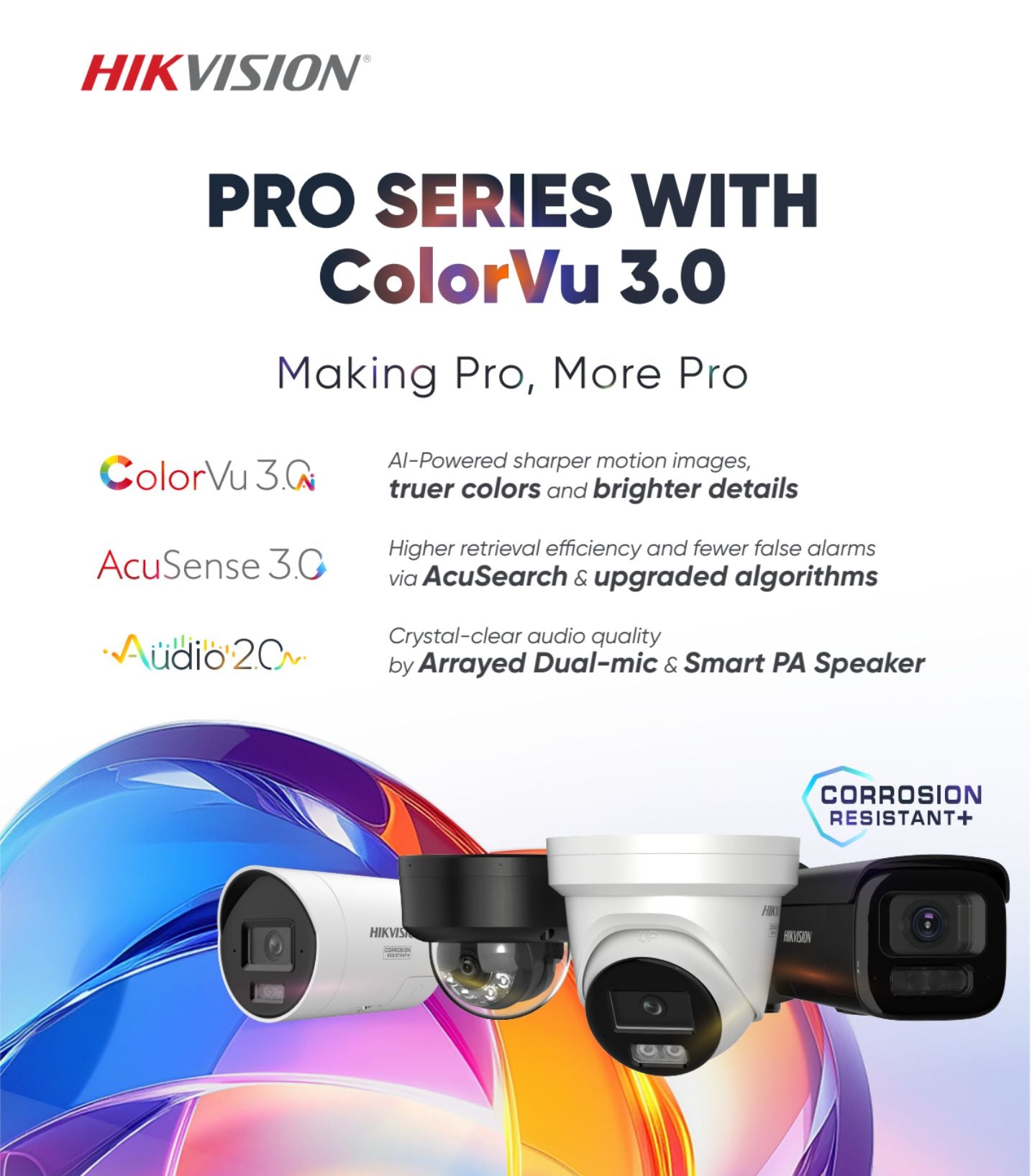 Hikvision Sentinel Package: 8CH 4 x 8MP (4K) ColorVu 3.0 CCTV System FULLY INSTALLED