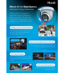 HiLook Guardian Package: 4 x 6MP 'All-In-One' Series Turret Camera CCTV System FULLY INSTALLED